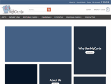 Tablet Screenshot of mycards.co.za